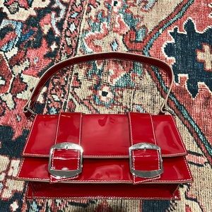 Via Spiga Red Patent Purse